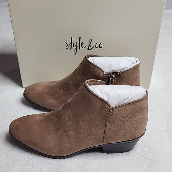 NIB Style & Co Wileyy Ankle Booties Size 6.5 - Picture 5 of 8
